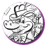 Wally Gator by Mitch O'Connell